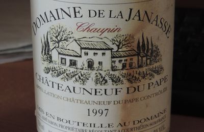 domaine la Janasse 1997 chateauneuf du pape "cuvée chaupin"