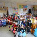 L'école a fêté le carnaval le jeudi 23 mars.