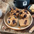 Muffins à la cacahuète & au chocolat #sansgluten #vapeur 