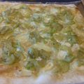 Pizza chèvre courgettes