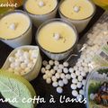 Panna cotta à l'anis