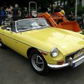 MG B roadster, 1972