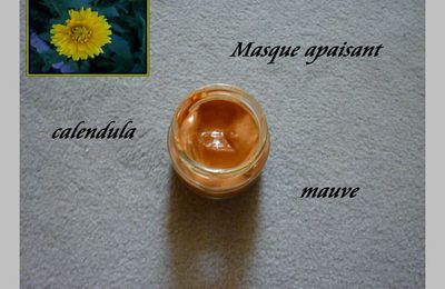 Masque apaisant mauve/calendula