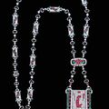 An exceptionally rare gem-set Egyptian Revival pendent sautoir, by Van Cleef & Arpels