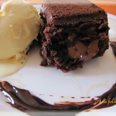 Brownie aux deux chocolats