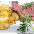 CÔTE DE BOEUF AUX HERBES DU JARDIN AU BARBECUE ET SA SAUCE AU RAIFORT MAISON