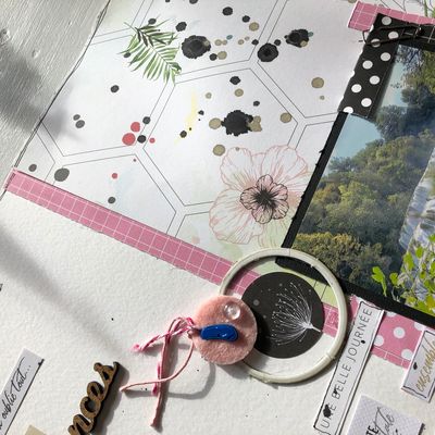 {atelier de scrapbooking} Atelier du mercredi 15 janvier 2020 (Dictée de page avec le kit de cet été)
