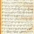 Partition musicale 1900 bis vintage