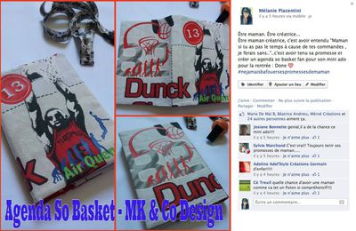 Agenda personnalisé So Basket So Fan So Loul - MK & Co Design