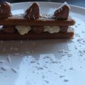 mini feuilleté chocolat