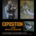 15 toiles exposées au théâtre l'Almendra en Novembre et Decembre 2017