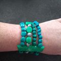 bracelet 4 rangs en pate polymere !!!! 