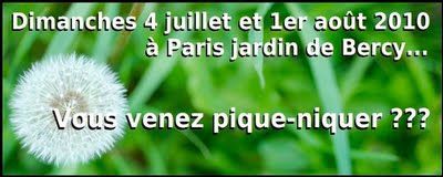 Pique-nique organisé par Dorian