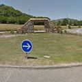 Rond-point à Foix