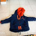 Blouson "catimini' bleu et orange