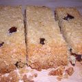 BARRES CROUSTILLANTES AU MILLET ET RAISINS ss gluten