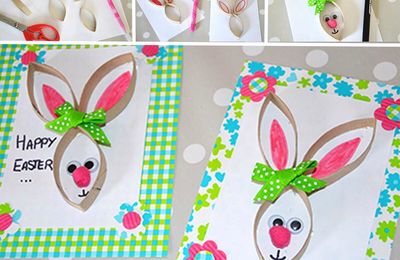 ❀ ✄ DIY Lapin Récup Rouleau Papier Toilette / DIY Bunny Toilet Paper Roll ✄ ❀