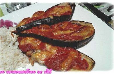 Aubergines à la parmigiana légères