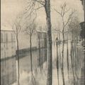 1092 - L'Avenue de la République submergée - Inondations 1910.