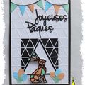 Joyeuses Pâques : carte origami style C&S