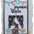 Joyeuses Pâques : carte origami style C&S