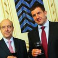 FRANCE RUSSIE 2010: Alain Juppé reçoit à Bordeaux le vice gouverneur de Saint-Pétersbourg 