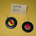 Boucles d'oreilles Fantasque Rouge