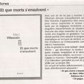 Et que morts s'ensuivent : Le Courrier de l'Ouest