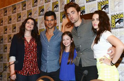 Conférence de presse Breaking Dawn Part 2 au Comic Con (vidéos et photos)