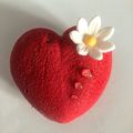 {Saint Valentin 2017} Entremet fraise, spéculos et ganache montée chocolat blanc