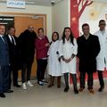 Visite de Walid Regragui à l'hopital d'enfants