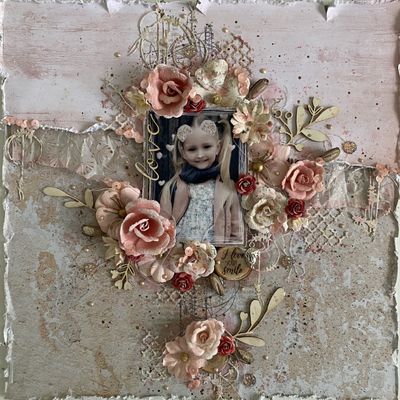 Page "I Love your smile" + challenge chez La Bulle à Scrap !