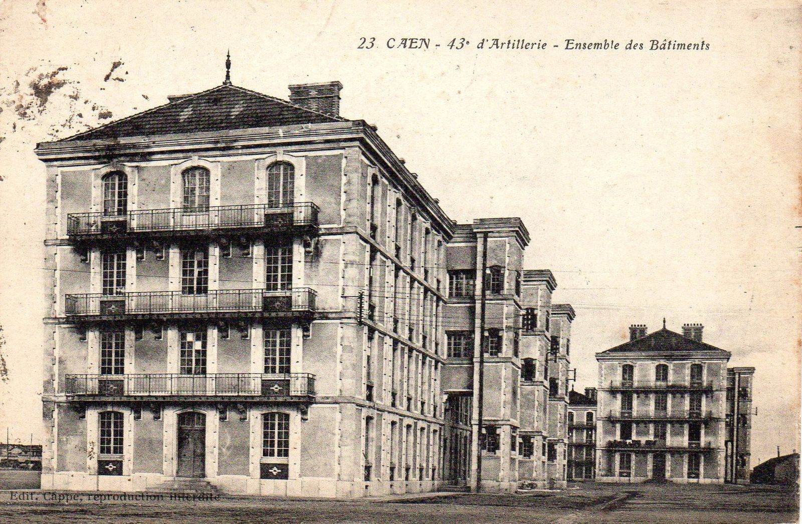 Caen 14-18, Quartier d'artillerie Claude Decaen