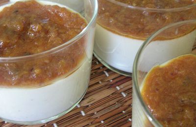 Quand la panna cotta nous tient : fève tonka-marmelade d'agrumes