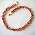 83. collier corail rouge et rocaille (14)