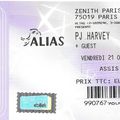 P.J. Harvey - Vendredi 21 Octobre 2016 - Zénith (Paris)