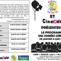 Programmation des 7 prochains mois