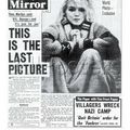 Une du Daily Mirror - du Mercredi 8 août 1962