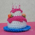 the serial crocheteuse N° 157 le dessert.