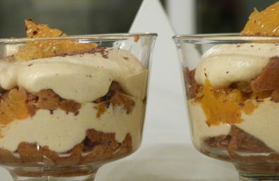 Vrai-Faux Tiramisu au Potimarron Spéculoos & Mandarine