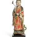 A polychrome stucco figure of a bodhisattva, Song-Jin dynasty, 12th century