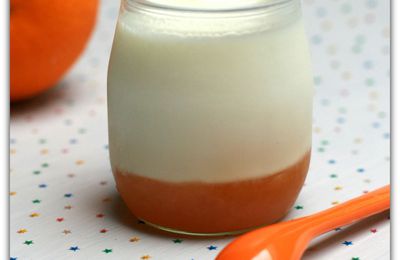 Panna cotta au chèvre, sur compotée de melon au jus d'agrumes