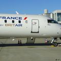 Aéroport Tarbes-Lourdes-Pyrénées: Air France (Brit Air): Canadair CL-600-2C10 Regional Jet CRJ-702: F-GRZE: MSN 10032.