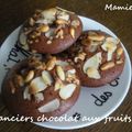 Financiers chocolat aux fruits secs