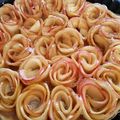 Tarte aux pommes rose