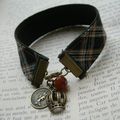 Bracelets Manchettes version écossaise