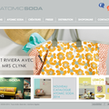 Le site Atomic Soda est aux couleurs du Printemps