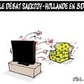 Le débat Sarkozy-Hollande en 3D