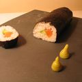 Maki-sushis au saumon fumé