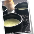 Autour du thé matcha - Petites crèmes matcha-coco {tellement douces et onctueuses}